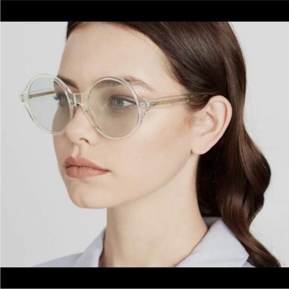 CELINE round oversized acetate retro brown sunglasses NWT - Picture 3 of 12